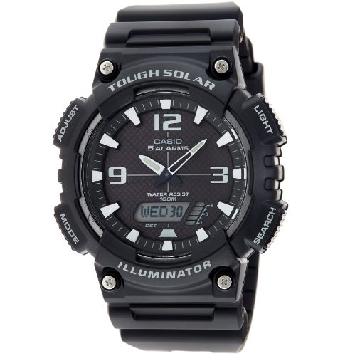 Casio Men's AQ-S810W-1AV Solar Sport Combination Watch, only $24.79