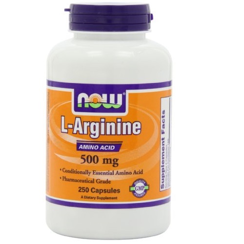 NOW Foods L-Arginine 500mg, 250 Capsules, only $9.59
