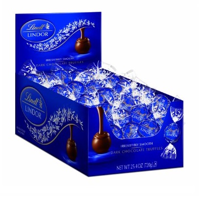 Lindt LINDOR Dark Chocolate Truffles, 60 Count Box, only $11.46 after clipping coupon