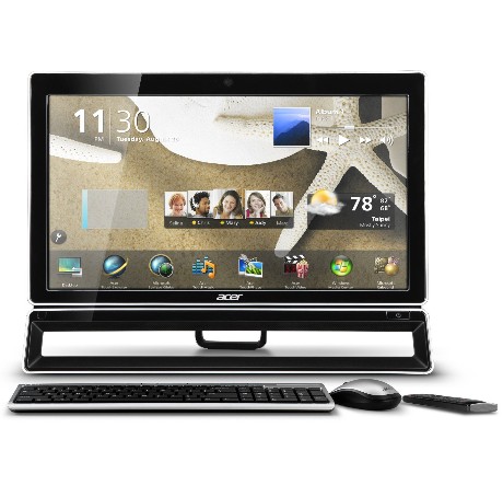 歷史最低價！Acer宏基AZ3771-UR20P 21.5英寸觸摸屏台式一體機 現打折29%僅售$499.99免運費