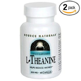 Source Naturals L-Theanine 200mg, 60 Capsules (Pack of 2) $24.73+free shipping