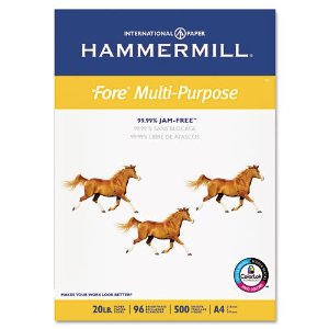 Hammermill Fore MP Copy/Laser/Inkjet Paper, 96 Brightness, 20lb, A4 Size 210mm x 297mm (8-3/10