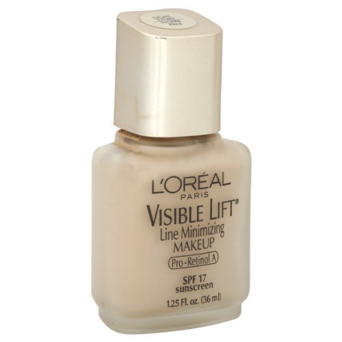L'Oreal Paris Visible Lift Line-Minimizing and Tone-Enhancing Makeup, Normal/Dry Skin, Light Ivory, 1.25-Fluid Ounce $4.85(64%off) + Free Shipping