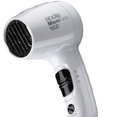 Andis 33805 Micro Turbo 1600W Dual Voltage Hair Dryer$19.99 
