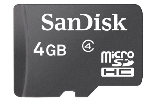 白菜價！SanDisk 4GB microSDHC 快閃記憶體卡 特價$3.68(43%折扣) 免運費