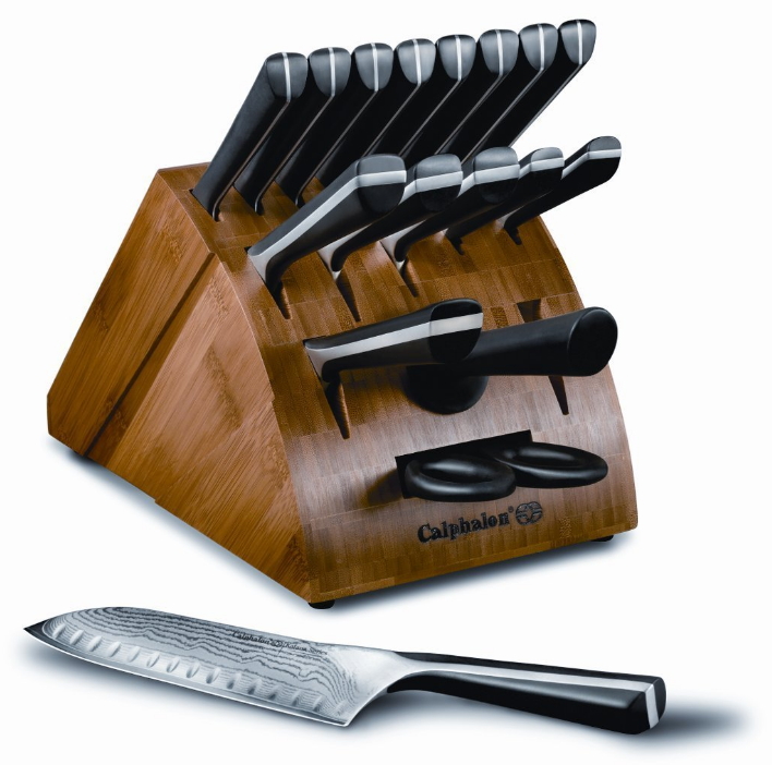 歷史最低價! Calphalon Katana Cutlery專業廚刀18件組合 現打折50%僅售$337.49免運費