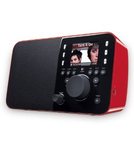 Logitech Squeezebox Radio Music Player with Color Screen (Red) $99.00+free shipping