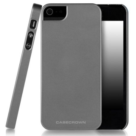 CaseCrown iPhone 5 奢華銀灰色滑蓋式保護殼80%折扣 現僅售$6.50 (84%) 