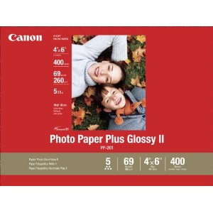 史低价！Canon Plus Glossy II 4 x 6英寸相片打印纸 400张 $15.00