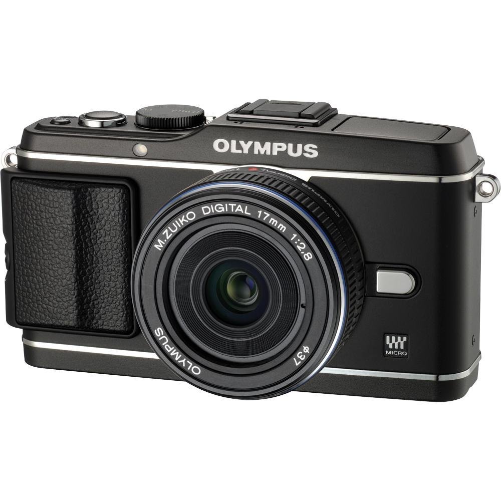 奥林巴斯 Olympus 1230万像素触摸屏数码相机及17mm 镜头套装 (黑色款)  $599.99
