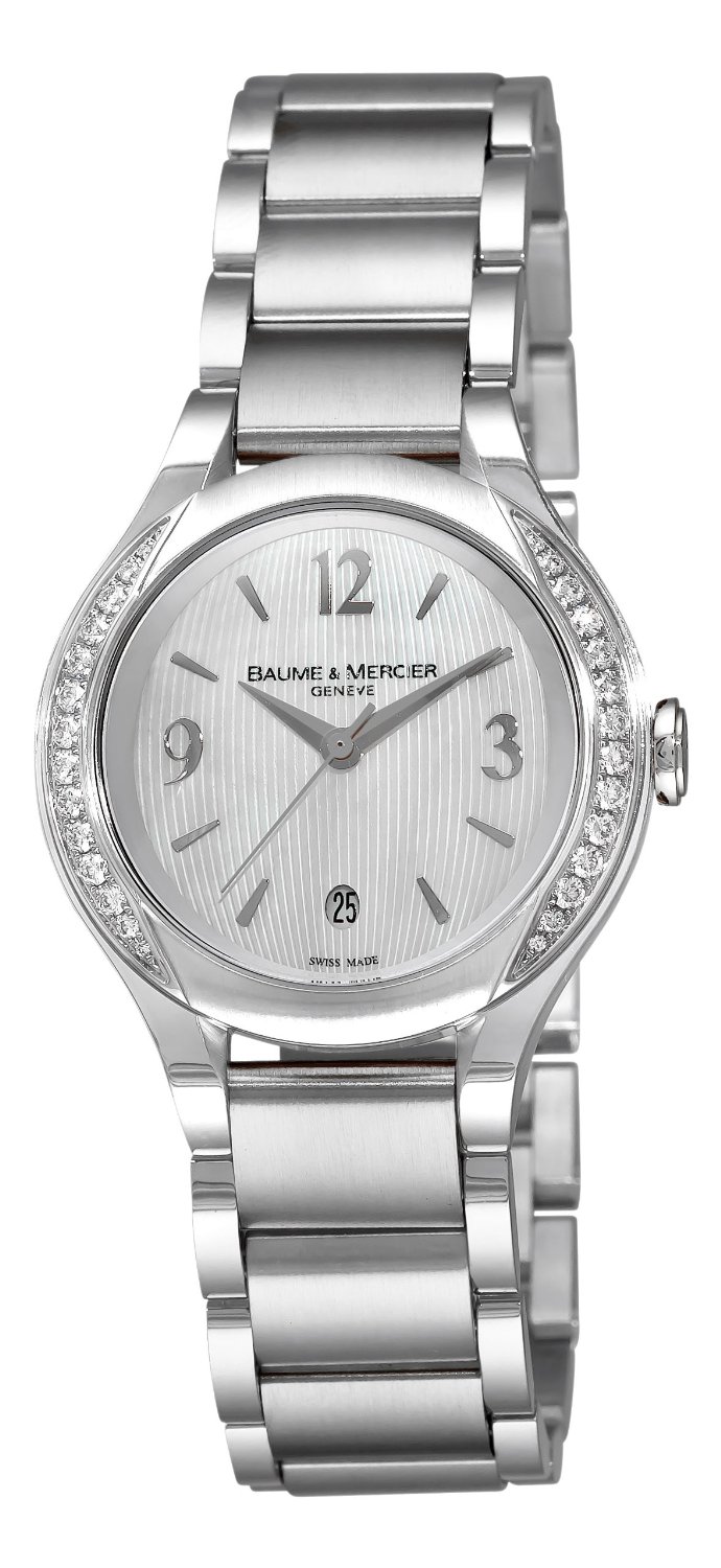 給太太或女友送個禮吧！名士 Baume & Mercier 8771 Ilea Swiss Diamond 系列女裝腕錶  $1,175.00