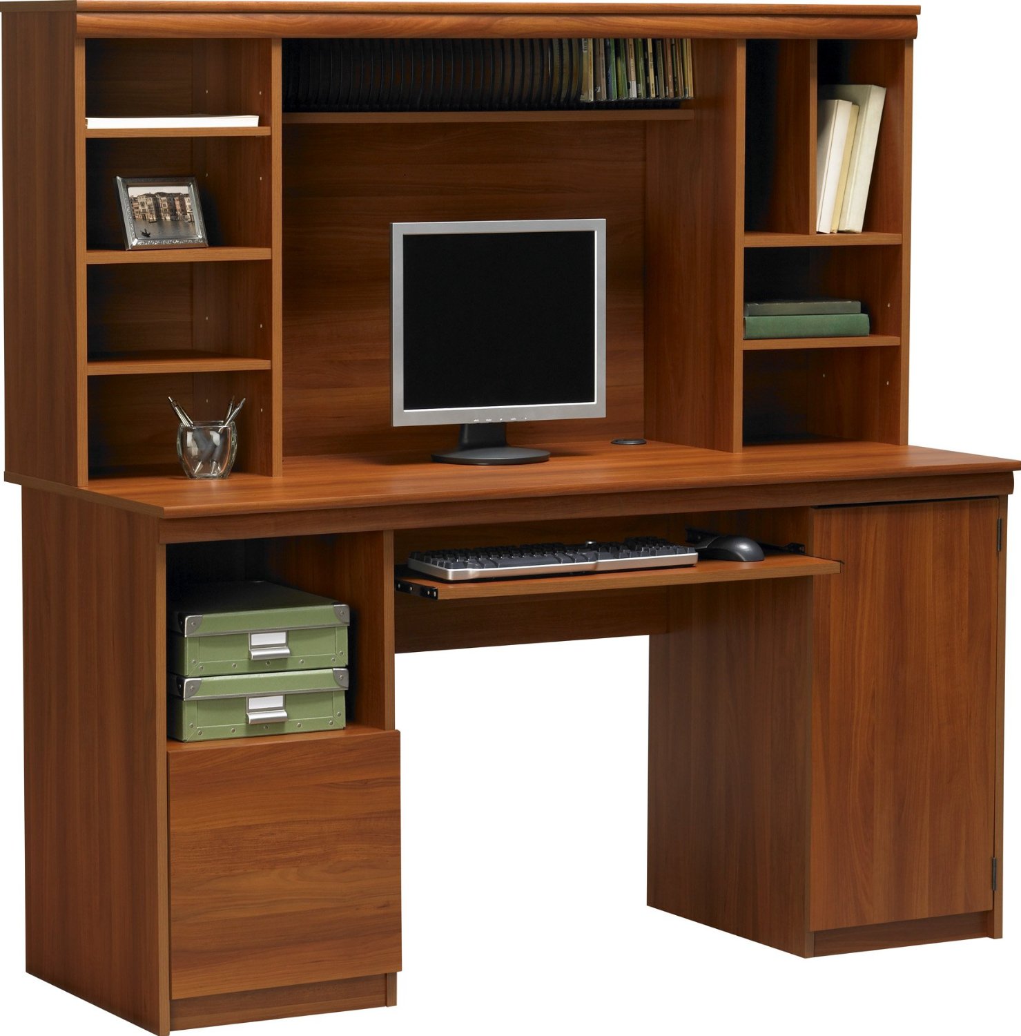 Ameriwood Expert Plum Work Center with Hutch  $179.99
