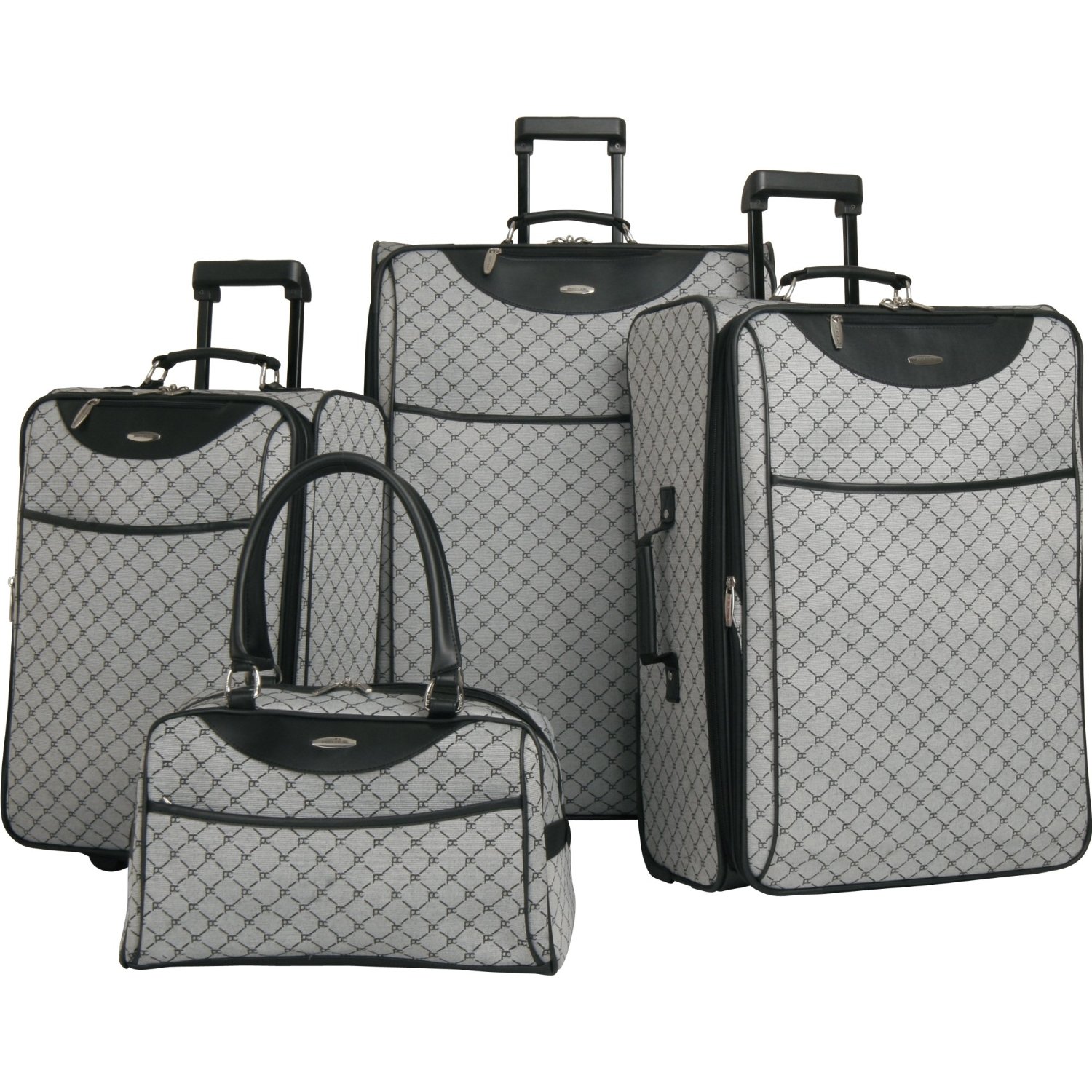 皮尔-卡丹 Pierre Cardin Luggage Pc Signature 经典款4件套行李箱 (灰色款)  $144.99 