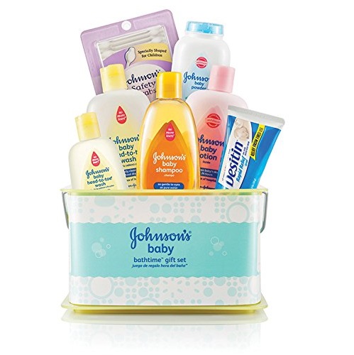 销售第一！Johnson's强生Bathtime Essentials  婴儿洗浴礼品套装，原价$19.99，现仅售$14.21