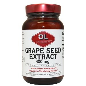 Olympian Labs Grape Seed Extract 400mg, 100 capsules bottle, only $10.05, free shipping