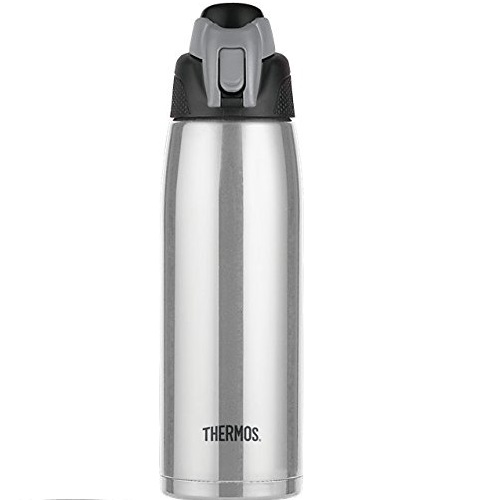 Thermos Vacuum Insulated 24-Ounce Stainless Steel Hydration Bottle, Stainless Steel, only $16.99