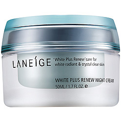White Plus Renew Night Cream by Laneige -  $27.88(45%off) + $6.99 shipping 
