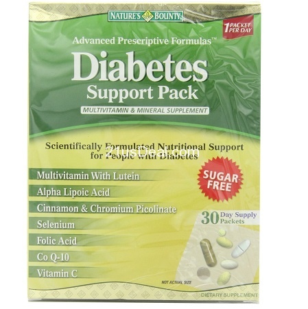 Nature's Bounty Diabetes Support Pack, 30-Count, only $9.73, free shipping