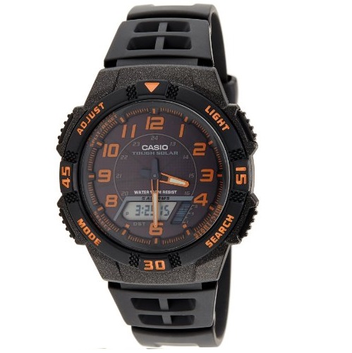 Casio Men's AQS800W-1B2VCF Slim Solar Multi-Function Analog-Digital Watch, only $18.20