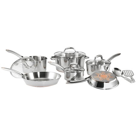 T-fal C798SC64 Ultimate Stainless Steel Copper-Bottom Multi-Layer Base 12-Piece Cookware, only  $78.99, free shipping after clipping coupon