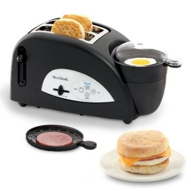 West Bend TEM500W 早餐烘焙机，原价$62.99，现仅售$31.20