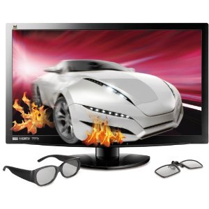 Viewsonic V3D231 23英寸1080p全高清3D顯示器 現打折51%僅售$194.99免運費