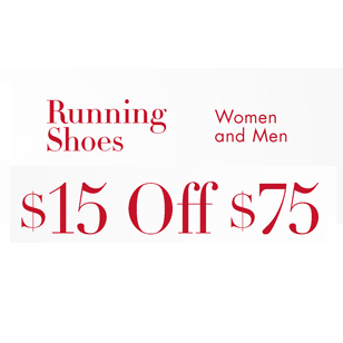 亞馬遜官網最新鞋類折扣：男女跑鞋買滿$75立減$15 