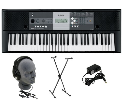 Yamaha YPT-230 Premium Keyboard Pack with Headphones, Power Supply, and Stand$123.97(58%)