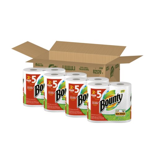 Bounty Paper Towels, Huge Size, 8 Count $17.79+free shipping