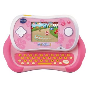 新低！VTech 80-135850 MobiGo 2 觸屏學習機（ 粉紅色）特價僅售$29.99(50%折)