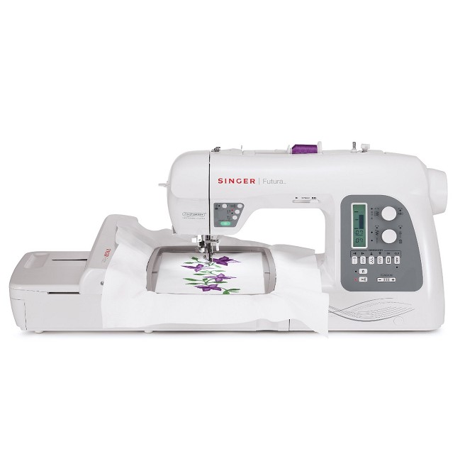SINGER Futura XL-550 計算機控縫紉刺繡機 現打折38%僅售$924.99免運費
