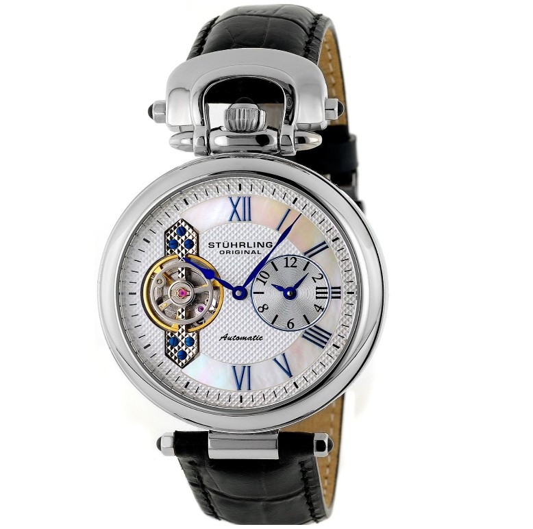 雙時區顯示！Stuhrling Original 男款帝王系列精美腕錶 $184.95 免運費