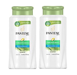 Pantene潘婷Pro-V 大自然均衡补水洗发香波25.4oz（2瓶装）现打折后仅售$3.54
