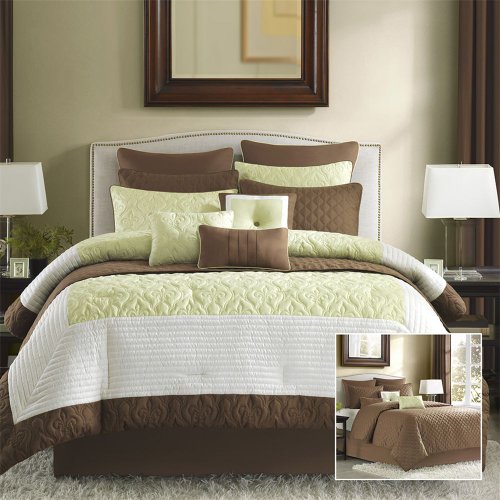 Avenue 8 Winchester 12 Piece Comforter and Coverlet Set - Sage - Queen$39.99 (73%) + $5.95 shipping