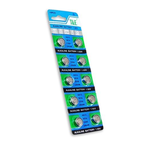 AG13/LR44 Alkaline Button Cell Battery - 10 pack  $1.86 + Free Shipping 