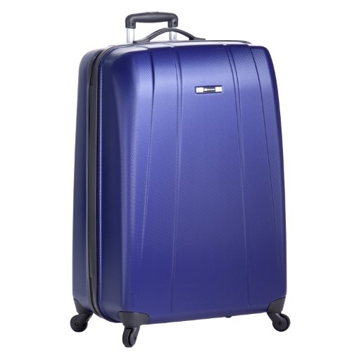 Delsey Luggage Helium Shadow Lightweight 4 Wheel Spinner, Blue/Purple, 29 Inch $99.04 