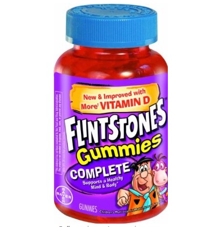 Flintstones兒童全譜維生素咀嚼軟糖 Children's Complete Multivitamin Gummies, 60粒 $7.59