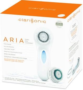 新一代洗脸神器！Clarisonic Aria Sonic 超音波洗脸刷套装（白色款）$154.25