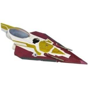 突降！星球大战 Star Wars Clone Wars Kit Fisto's Jedi Starfighter 玩具  $17.99 