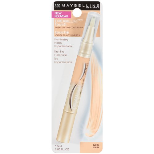 Maybelline New York Dream Lumi Touch Highlighting Concealer, Ivory, 0.05 Fluid Ounce,$4.31, FREE shipping
