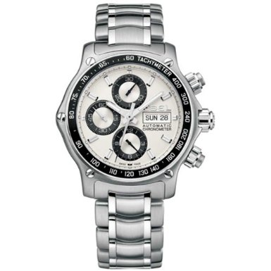 Ebel Men's 9750L62/63B60 1911 Discovery Chronograph Silver Dial Watch  $1,607.95