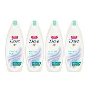Dove Body Wash with NutriumMoisture, 24 Ounce (Pack of 4, Sensitive skin) $8.17