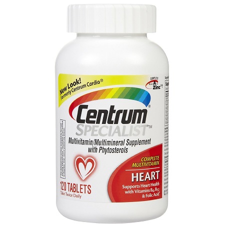 Centrum善存 Specialist Heart 心脏保护维生素营养片，120片，原价$29.19，现仅售$15.98
