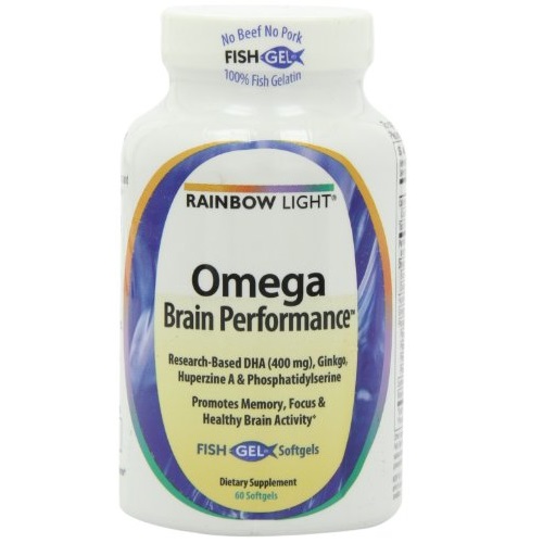 Rainbow Light Omega Brain Performance Multivitamins, 400mg Softgels, 60 Count,  $15.52, free shipping