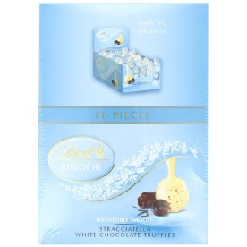 Lindt Lindor Truffles Stracciatella White Chocolate, 60-Count Box, only $12.15, free shipping after using Subscribe and Save service