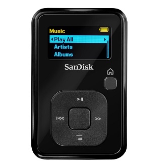 4500多个五星评价！史低价！Sandisk闪迪  Sansa Clip+ 8GB MP3播放器，原价$69.99，现仅售$29.99