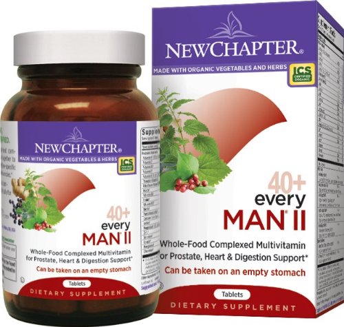 New Chapter Every Man II Multivitamins, 48 Count $16.00+free shipping