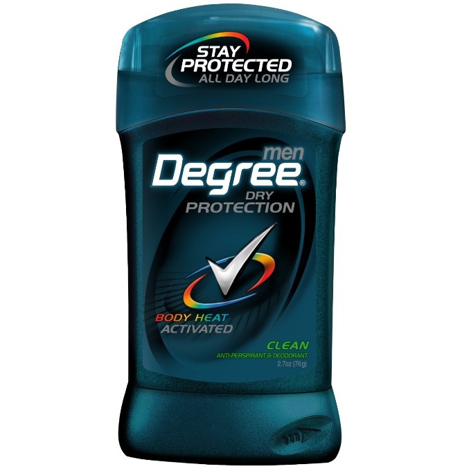 Degree Men's Body Responsive Antiperspirant & Deodorant, Invisible Stick, Clean, 2.70-Ounce, (Pack of 6) $7.02