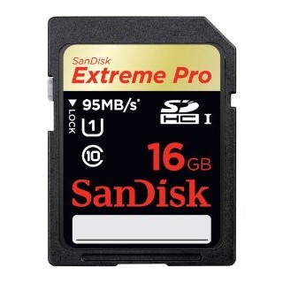 SanDisk閃迪Extreme Pro 16GB SDHC Class 10 UHS-1快閃記憶體卡 $36.99免運費