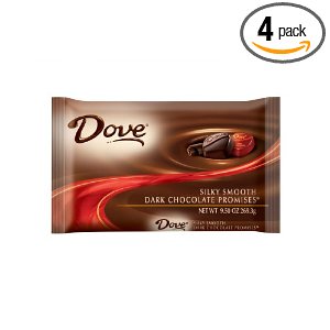 Dove Dark Chocolate Promises, 9.5-Ounce Packages (Pack of 4) $14.52